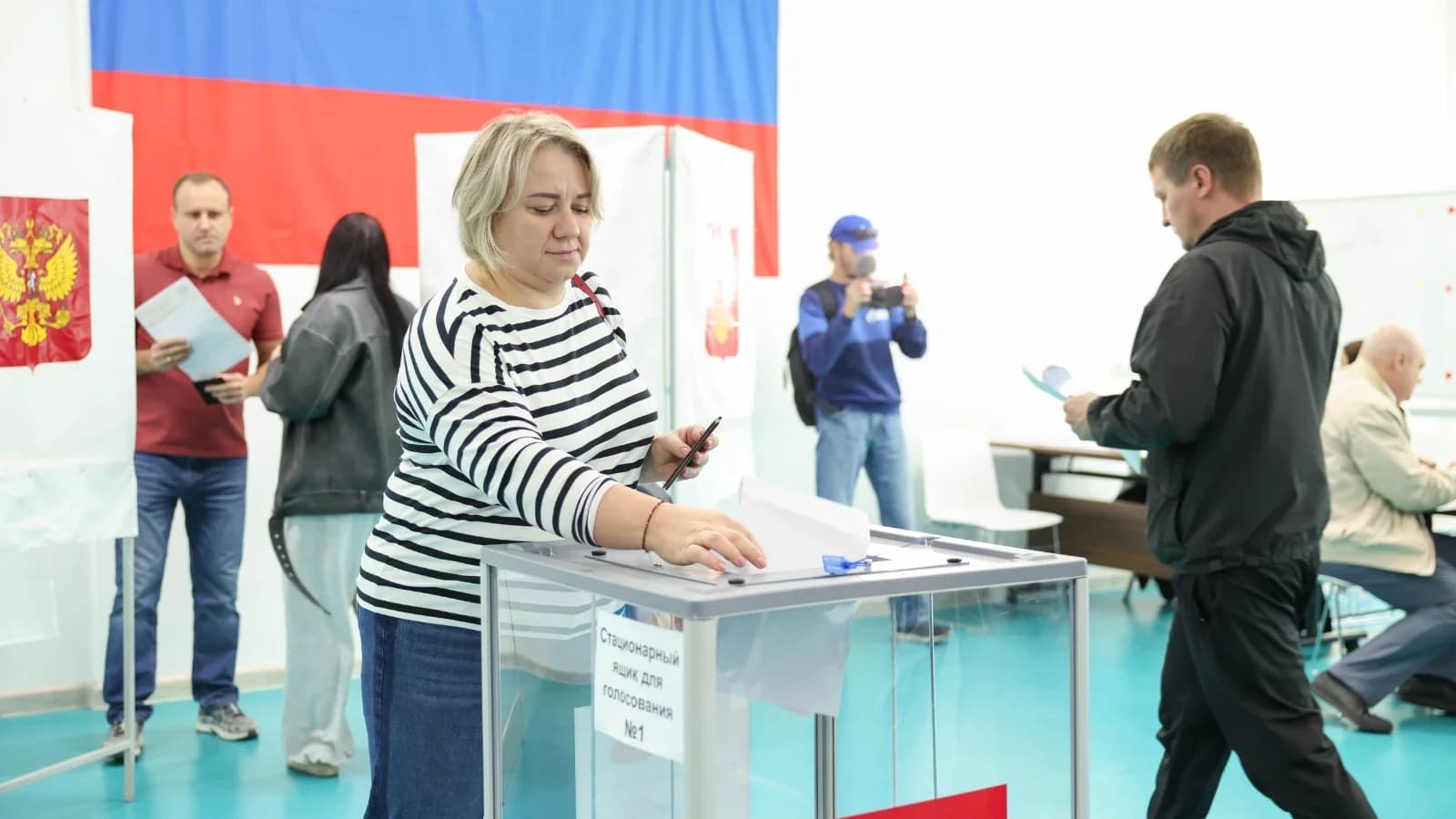 В Новом Уренгое завершился второй день трехдневного голосования⠀